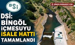 DSİ: Bingöl İçmesuyu İsale Hattı Tamamlandı