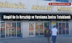 Bingöl’de Ev Hırsızlığı ve Yaralama Zanlısı Tutuklandı