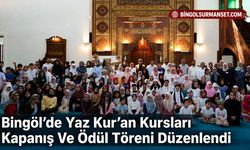 Bingöl’de Yaz Kur’an Kursları Kapanış Ve Ödül Töreni Düzenlendi