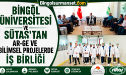 Bingöl Üniversitesi ve SÜTAŞ’tan Ar-Ge ve Bilimsel Projelerde İş Birliği
