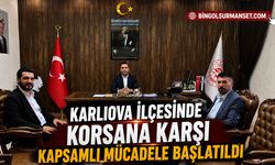 Karlıova İlçesinde Korsana Karşı Kapsamlı Mücadele Başlatıldı