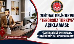 Şehit Gazi Birlik-Sen’den “Terörsüz Türkiye” Açıklaması