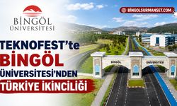 TEKNOFEST’te Bingöl Üniversitesi’nden Türkiye İkinciliği