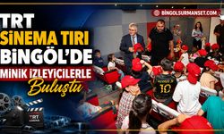 TRT Sinema Tırı Bingöl’de Minik İzleyicilerle Buluştu