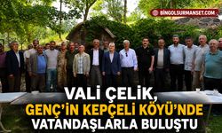 Vali Çelik, Genç’in Kepçeli Köyü’nde Vatandaşlarla Buluştu