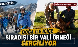 Vali Çelik Doğa ile İçiçe Sıradışı Bir Vali Örneği Sergiliyor