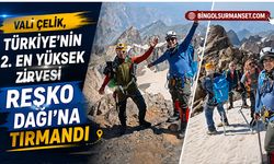 Vali Çelik, Türkiye’nin 2. En Yüksek Zirvesi Reşko Dağı’na Tırmandı