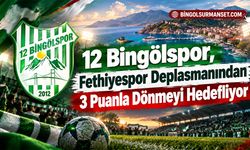 12 Bingölspor, Fethiyespor Deplasmanından 3 Puanla Dönmeyi Hedefliyor