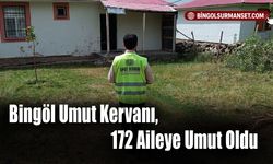 Bingöl Umut Kervanı, 172 Aileye Umut Oldu