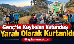 Genç’te Kaybolan Vatandaş Yaralı Olarak Kurtarıldı