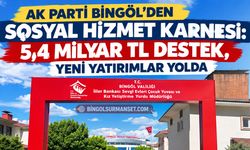 AK Parti Bingöl’den Sosyal Hizmet Karnesi: 5,4 Milyar TL Destek, Yeni Yatırımlar Yolda