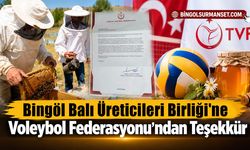 Voleybol Federasyonu’ndan Bingöl Balı Üreticileri Birliği'ne Teşekkür