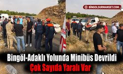 Bingöl-Adaklı Yolunda Minibüs Devrildi: Çok Sayıda Yaralı Var