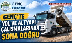 Genç’te Yol ve Altyapı Çalışmalarında Sona Doğru