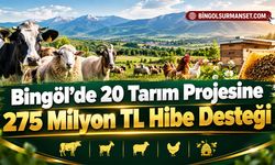 Bingöl’de 20 Tarım Projesine 275 Milyon TL Hibe Desteği