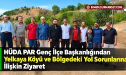 HÜDA PAR Genç İlçe Başkanlığından Yelkaya Köyü ve Bölgedeki Yol Sorunlarına İlişkin Ziyaret