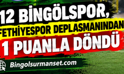 12 Bingölspor, Fethiyespor Deplasmanından 1 Puanla Döndü