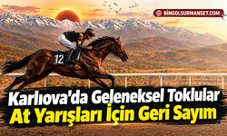 Karlıova’da Geleneksel Toklular At Yarışları İçin Geri Sayım