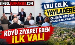 Vali Çelik, Yayladere Çalıkağıl Köyü’nde Vatandaşlarla Buluştu