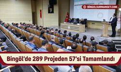 Bingöl'de 289 Projeden 57'si Tamamlandı