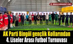 AK Parti Bingöl Gençlik Kollarından 4. Liseler Arası Futbol Turnuvası