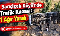 Sarıçiçek Köyü’nde Trafik Kazası: 1 Ağır Yaralı
