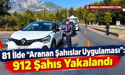 81 İlde “Aranan Şahıslar Uygulaması”: 912 Şahıs Yakalandı