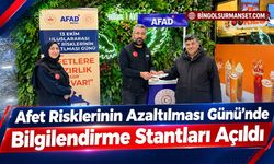 Afet Risklerinin Azaltılması Günü’nde Bilgilendirme Stantları Açıldı