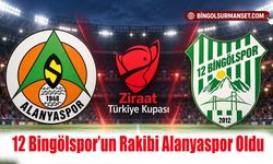 Ziraat Türkiye Kupası’nda 12 Bingölspor’un Rakibi Alanyaspor Oldu