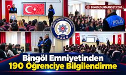 Bingöl Emniyetinden 190 Öğrenciye Bilgilendirme