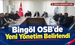 Bingöl OSB’de Yeni Yönetim Belirlendi