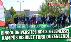 Bingöl Üniversitesi’nde 3. Geleneksel Kampüs Bisiklet Turu Düzenlendi