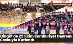Bingöl'de 29 Ekim Cumhuriyet Bayramı Coşkuyla Kutlandı