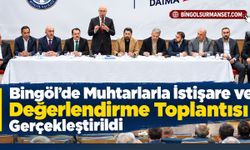 Bingöl'de Muhtarlarla İstişare ve Değerlendirme Toplantısı Gerçekleştirildi