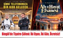 Bingöl’de Tiyatro Şöleni: İki Oyun, İki Gün, Ücretsiz!