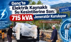 Genç’te Elektrik Kaynaklı Su Kesintilerine Son: 715 kVA Jeneratör Kuruluyor