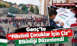 Genç’te “Filistinli Çocuklar İçin Çiz” Etkinliği Düzenlendi