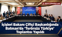 İçişleri Bakanı Çiftçi Başkanlığında Batman’da “Terörsüz Türkiye” Toplantısı Yapıldı