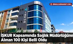İŞKUR Kapsamında Sağlık Müdürlüğüne Alınan 100 Kişi Belli Oldu