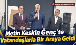 Metin Keskin Genç'te Vatandaşlarla Bir Araya Geldi