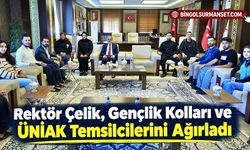 Rektör Çelik, Gençlik Kolları ve ÜNİAK Temsilcilerini Ağırladı