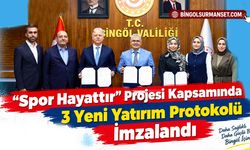 “Spor Hayattır” Projesi Kapsamında 3 Yeni Yatırım Protokolü İmzalandı