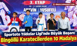 Sportoto Yıldızlar Ligi’nde Büyük Başarı: Bingöllü Karatecilerden 10 Madalya