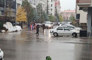 Bingöl’de Sağanak Yağış Etkili Oldu
