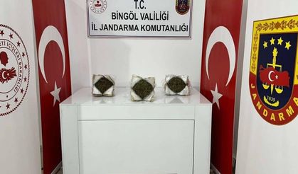 Bingöl’de 3 Kilo Esrar Ele Geçirildi