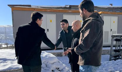 Adaklı'da Yeni Hükümet Konağı İnşaatında İnceleme