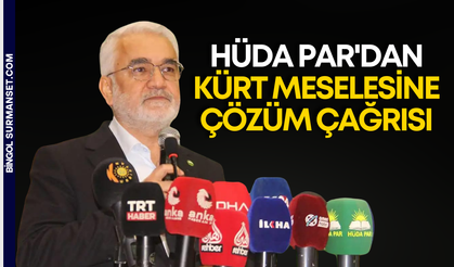 HÜDA PAR'dan Kürt Meselesine Çözüm Çağrısı