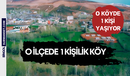 Bingöl'deki O ilçede Bir Kişilik Köy