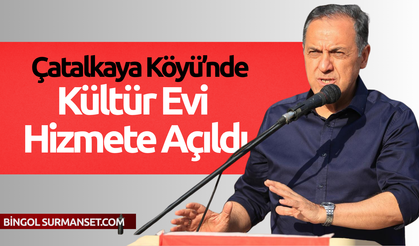 Çatalkaya Köyü’nde Kültür Evi Hizmete Açıldı