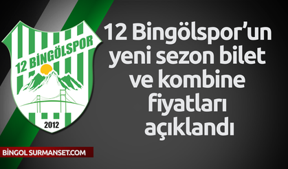 12 Bingölspor’un yeni sezon bilet ve kombine fiyatları açıklandı